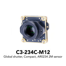 USB camera C3-234 (global shutter, M12 lens)